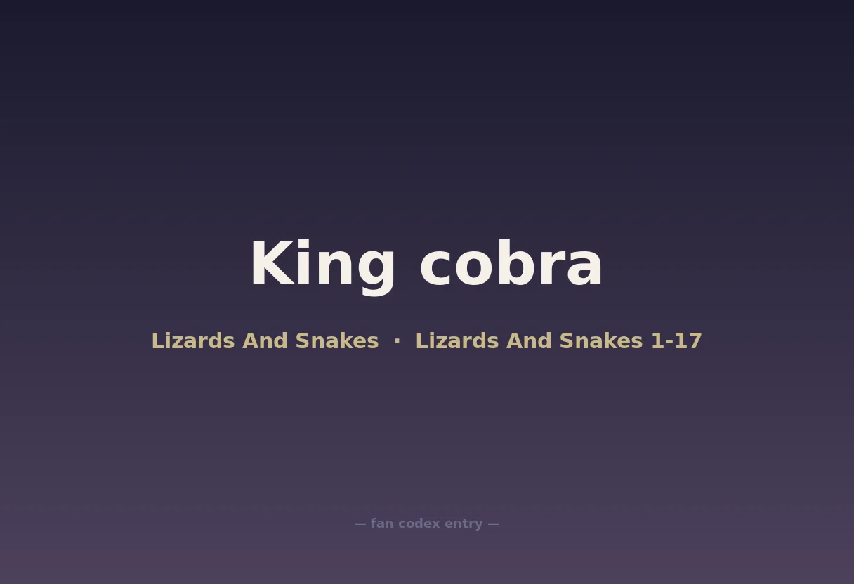 King cobra